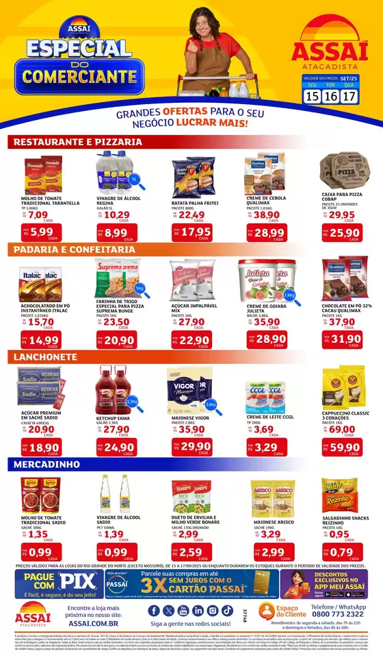 Catálogo Assaí Atacadista em Natal | Ofertas exclusivas | 2025-09-15T00:00:00.000Z - 2025-09-17T00:00:00.000Z