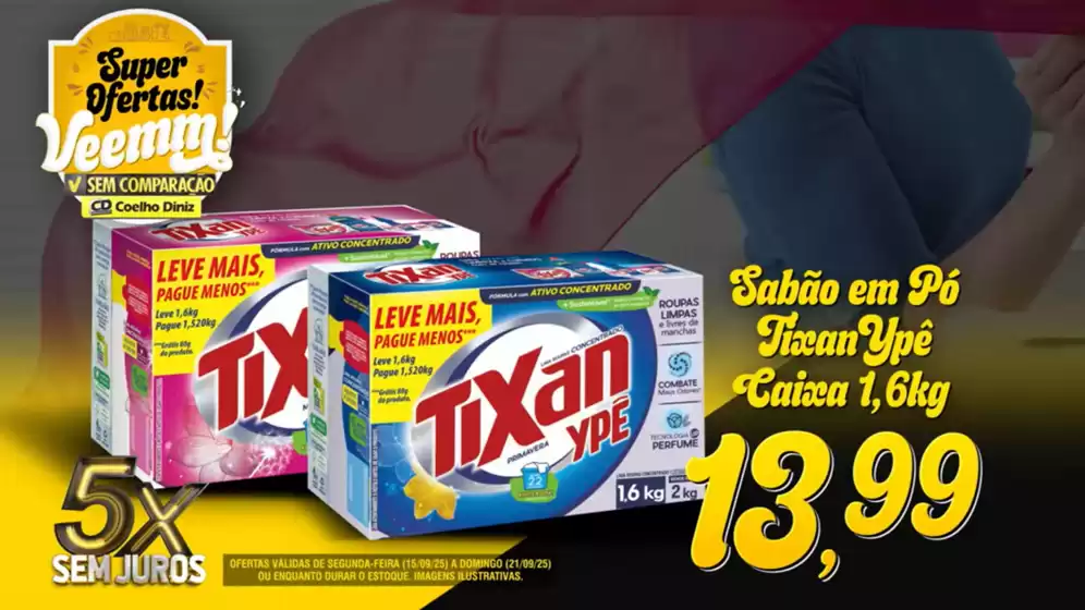 Promoções especiais em andamento
