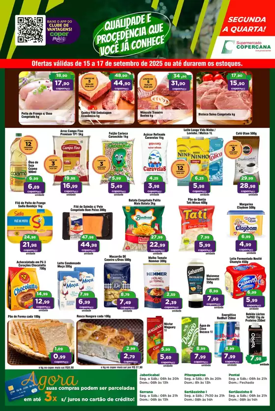 Descontos e promoções