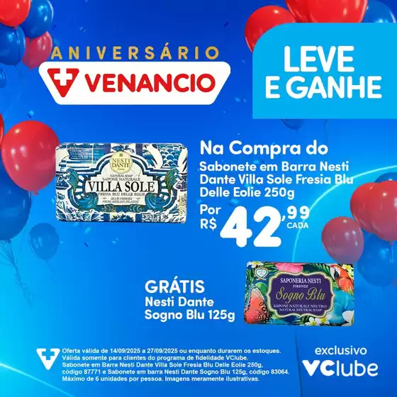 Catálogo Drogaria Venancio em São Paulo | Encarte Drogaria Venancio | 2025-09-15T00:00:00.000Z - 2025-09-27T00:00:00.000Z