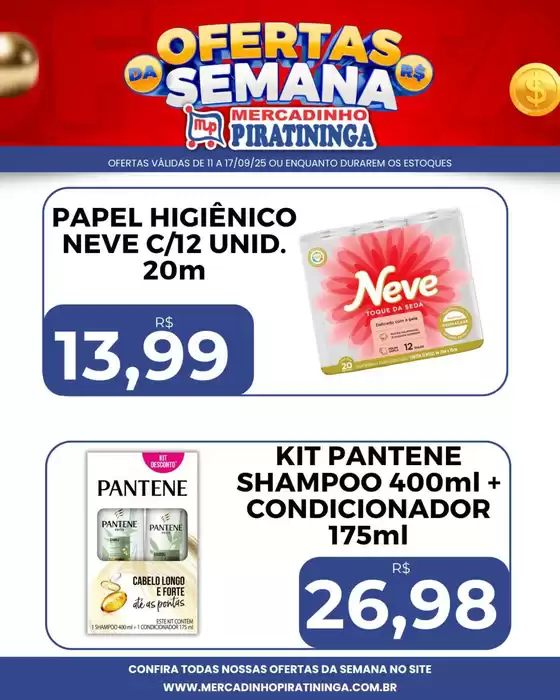 Ofertas exclusivas para nossos clientes