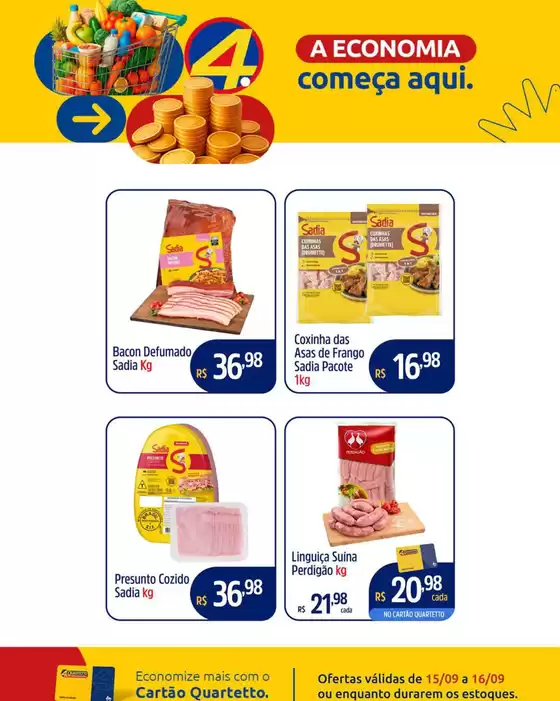 Encarte Quartetto Supermercados