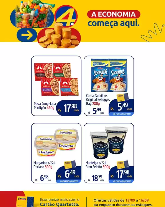 Encarte Quartetto Supermercados
