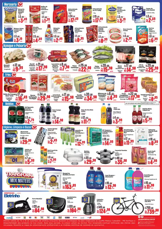 Pechinchas e ofertas atuais