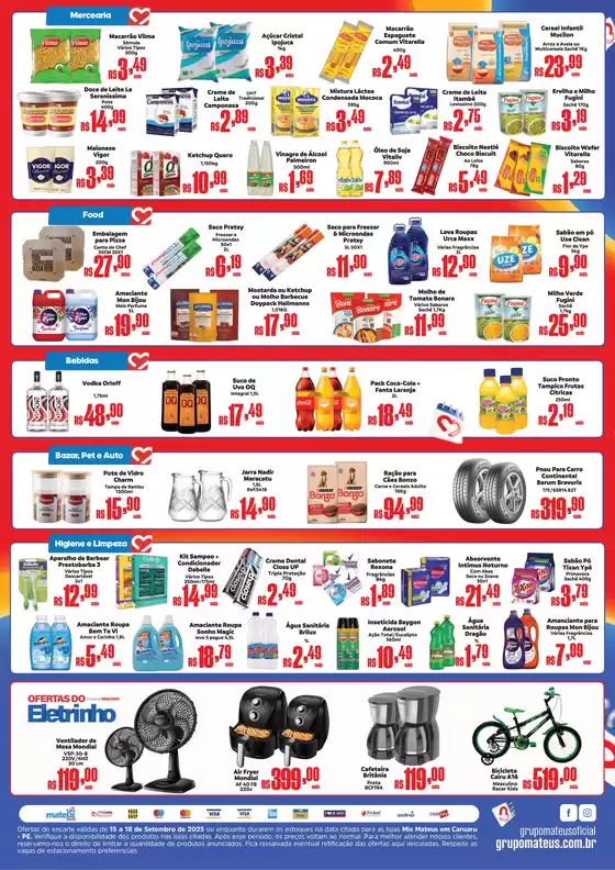 Descontos e promoções