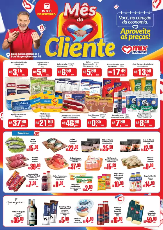 Catálogo Supermercados Mateus em Recife | Economize agora com nossas ofertas | 2025-09-15T00:00:00.000Z - 2025-09-18T00:00:00.000Z