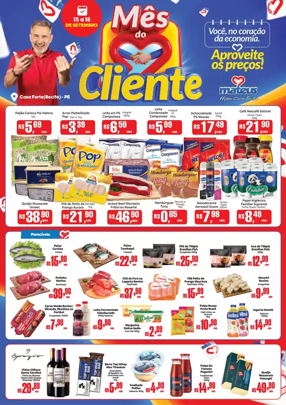 Catálogo Supermercados Mateus em Recife | Descubra ofertas atraentes | 2025-09-15T00:00:00.000Z - 2025-09-18T00:00:00.000Z