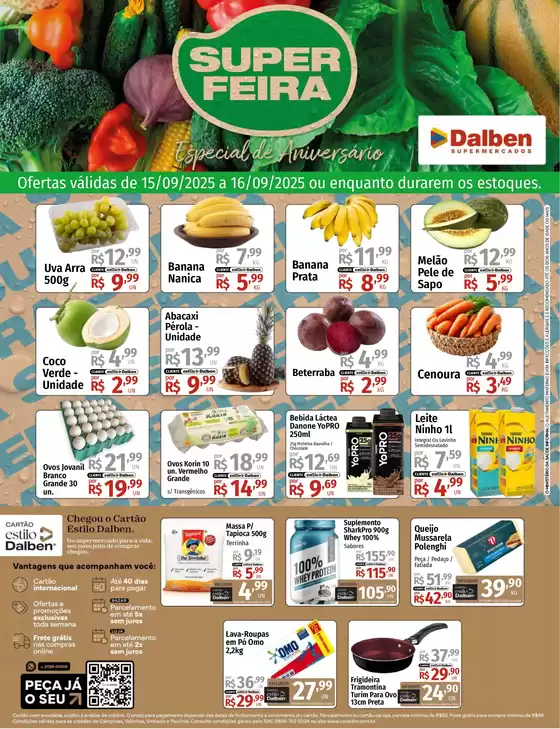 Catálogo Supermercado Dalben | Super Feira | 2025-09-15T00:00:00.000Z - 2025-09-16T00:00:00.000Z