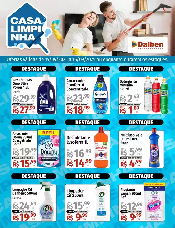 Catálogo Supermercado Dalben | Casa Limpinha | 2025-09-15T00:00:00.000Z - 2025-09-16T00:00:00.000Z
