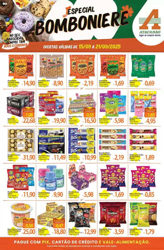 Catálogo Atacadão em Contagem | Atacadão - Bomboniere | 2025-09-15T00:00:00.000Z - 2025-09-21T00:00:00.000Z
