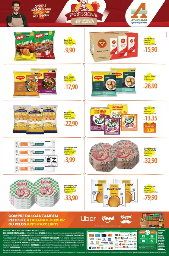 Ofertas exclusivas para nossos clientes