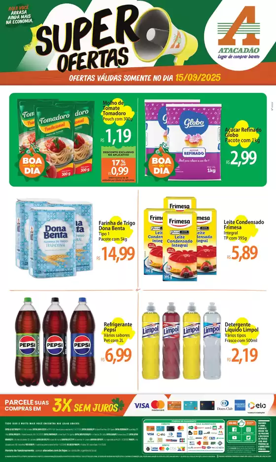 Catálogo Atacadão em Curitiba | Ótima oferta para todos os clientes | 2025-09-15T00:00:00.000Z - 2025-09-15T00:00:00.000Z