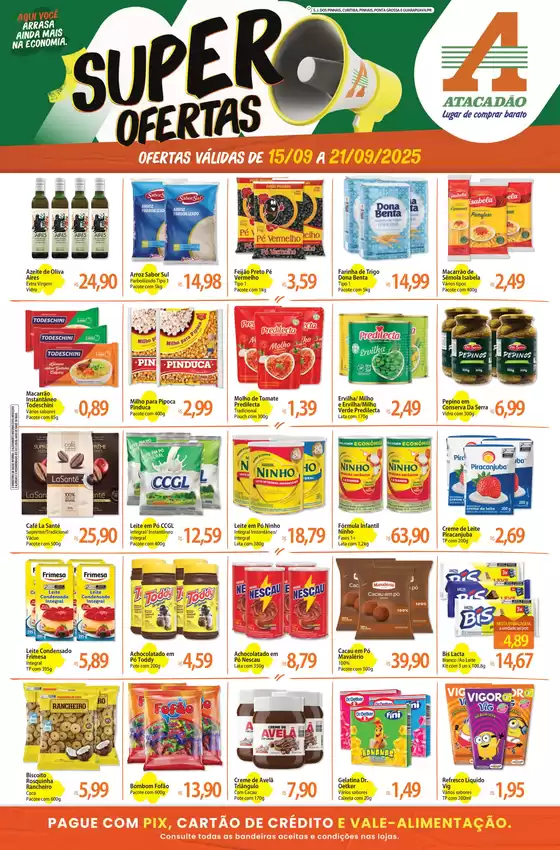 Ampla seleção de ofertas