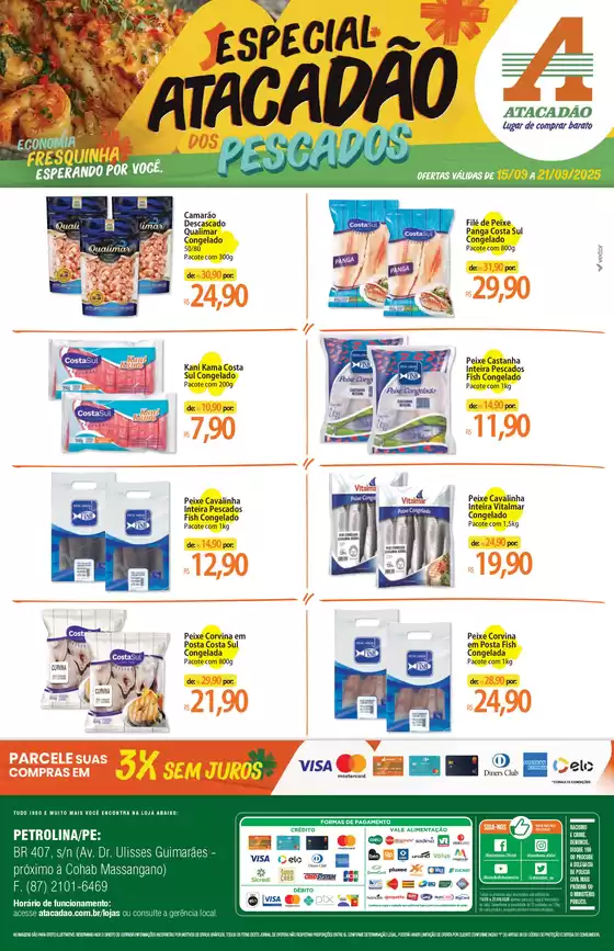 Ofertas especiais atraentes para todos