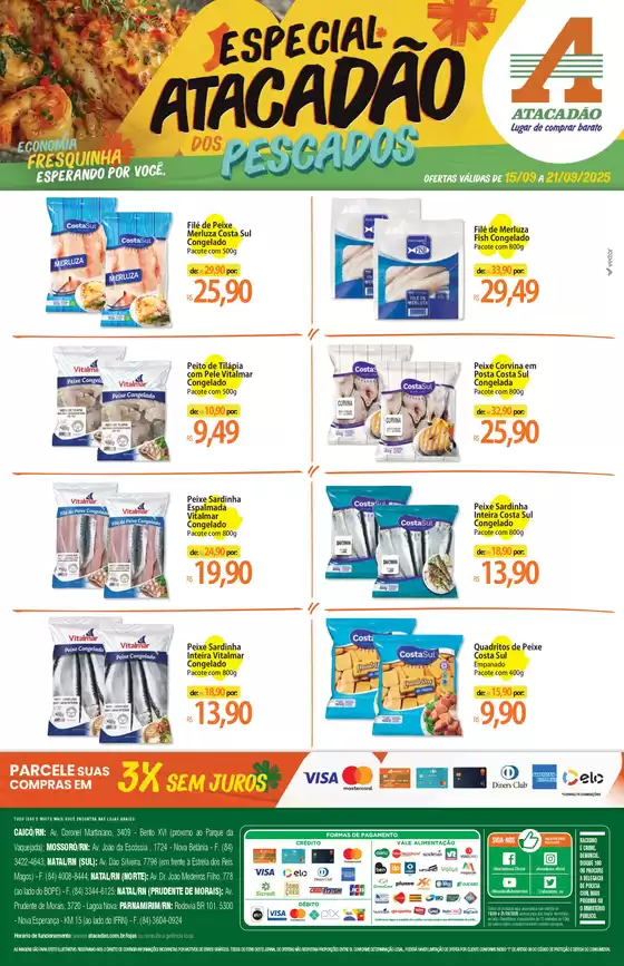 Ampla seleção de ofertas