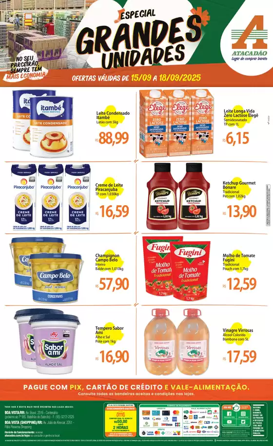 Descontos e promoções