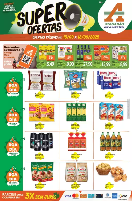 Promoções especiais em andamento