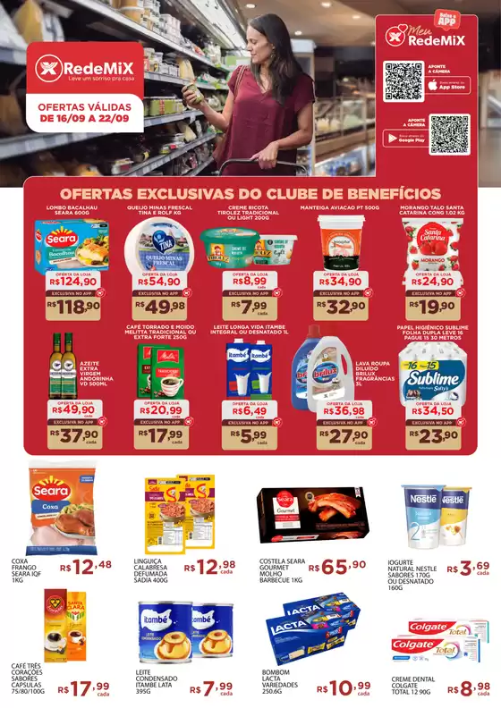 Catálogo Rede Mix | Ofertas exclusivas Do Clube De Benefivios | 2025-09-16T00:00:00.000Z - 2025-09-22T00:00:00.000Z