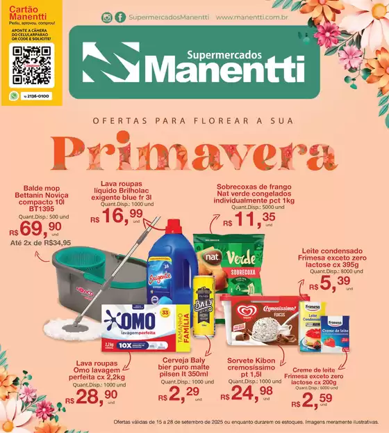 Catálogo Supermercados Manentti em Vitória | Primavera | 2025-09-16T00:00:00.000Z - 2025-09-28T00:00:00.000Z