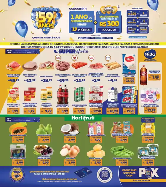 Catálogo Boa Supermercados em Gravataí | Aniversàrio Boa  | 2025-09-16T00:00:00.000Z - 2025-09-18T00:00:00.000Z