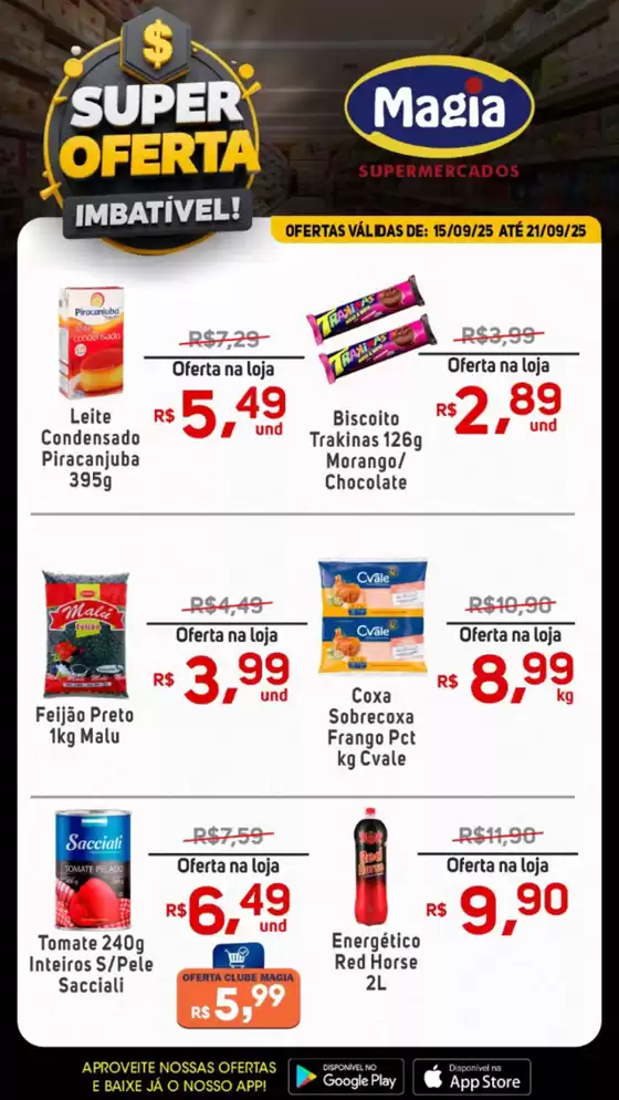 Catálogo Supermercados Magia em Joinville | Super Ofertas Imbatível | 2025-09-16T00:00:00.000Z - 2025-09-21T00:00:00.000Z