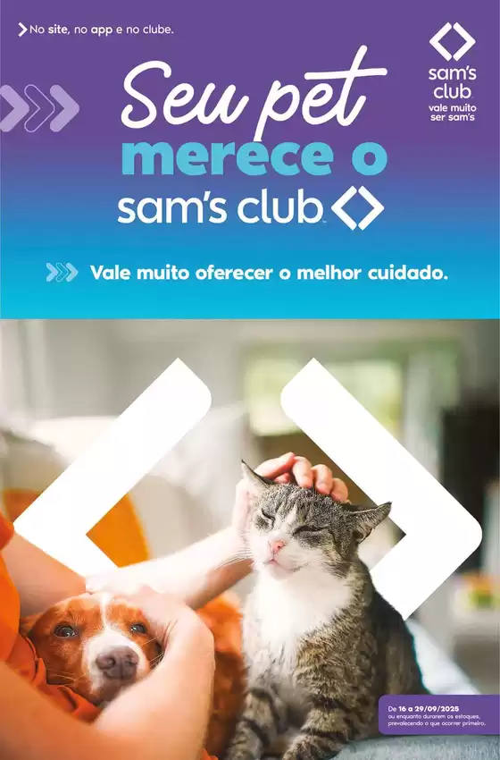 Catálogo Sam's Club em Piracicaba | OFERTAS PET | 2025-09-16T00:00:00.000Z - 2025-09-29T00:00:00.000Z