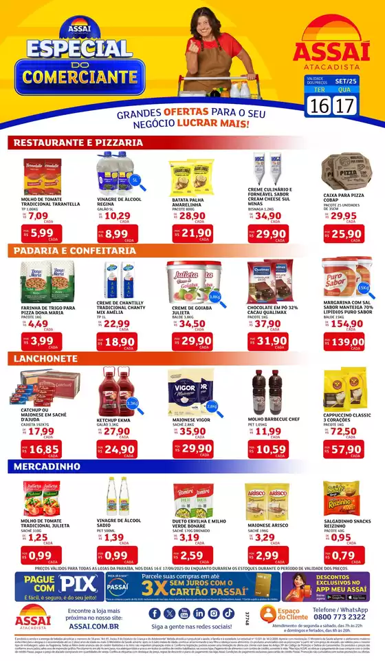 Descontos e promoções