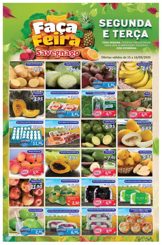 Catálogo Supermercado Savegnago em Campinas | Economize agora com nossas ofertas | 2025-09-16T00:00:00.000Z - 2025-09-16T00:00:00.000Z