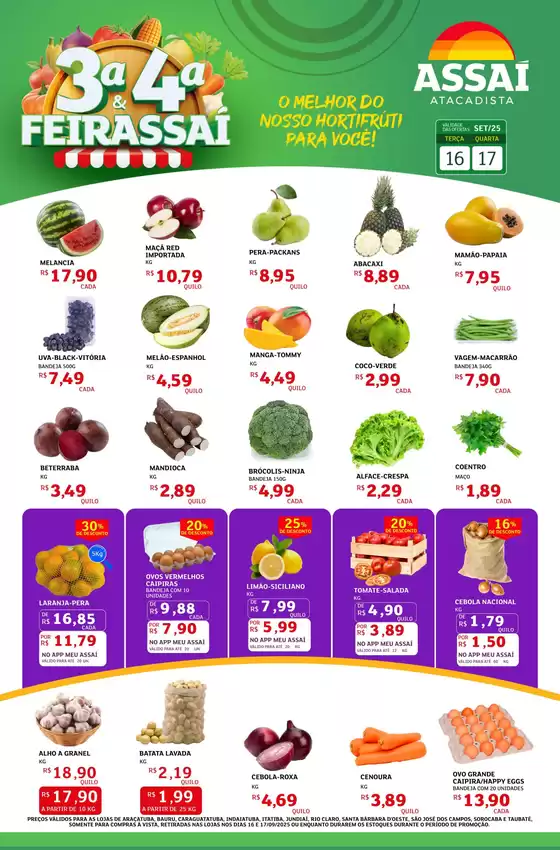 Ofertas especiais atraentes para todos