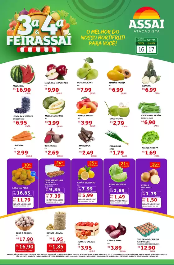 Catálogo Assaí Atacadista em Osasco | Melhores ofertas para todos os caçadores de pechinchas | 2025-09-16T00:00:00.000Z - 2025-09-17T00:00:00.000Z