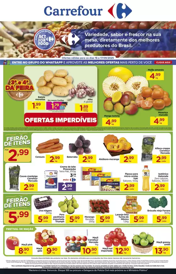 Catálogo Carrefour em Santo André | FEIRA | 2025-09-16T00:00:00.000Z - 2025-09-17T00:00:00.000Z