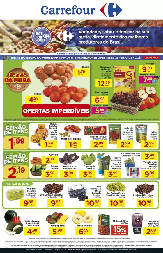 Ampla seleção de ofertas