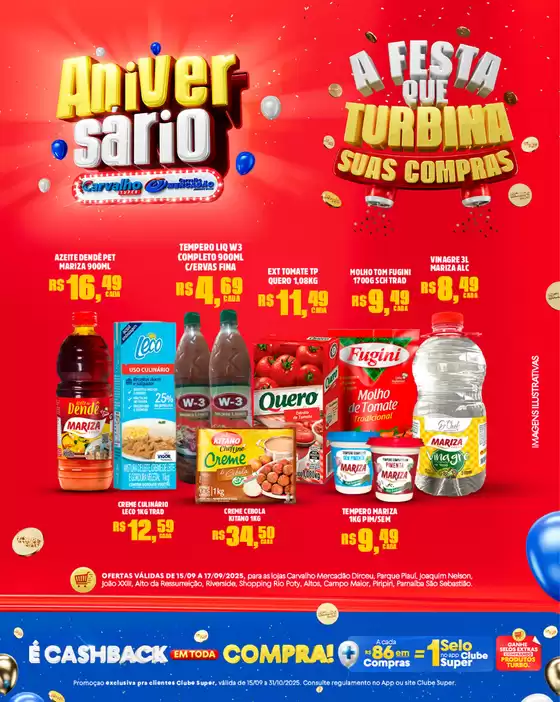 Catálogo Carvalho Supermercado em Teresina | Encarte Carvalho Supermercado | 2025-09-16T00:00:00.000Z - 2025-09-17T00:00:00.000Z