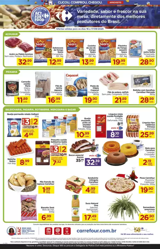 Ofertas e promoções atuais