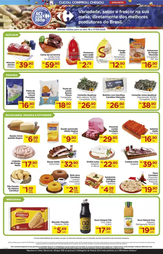 Ofertas especiais para você