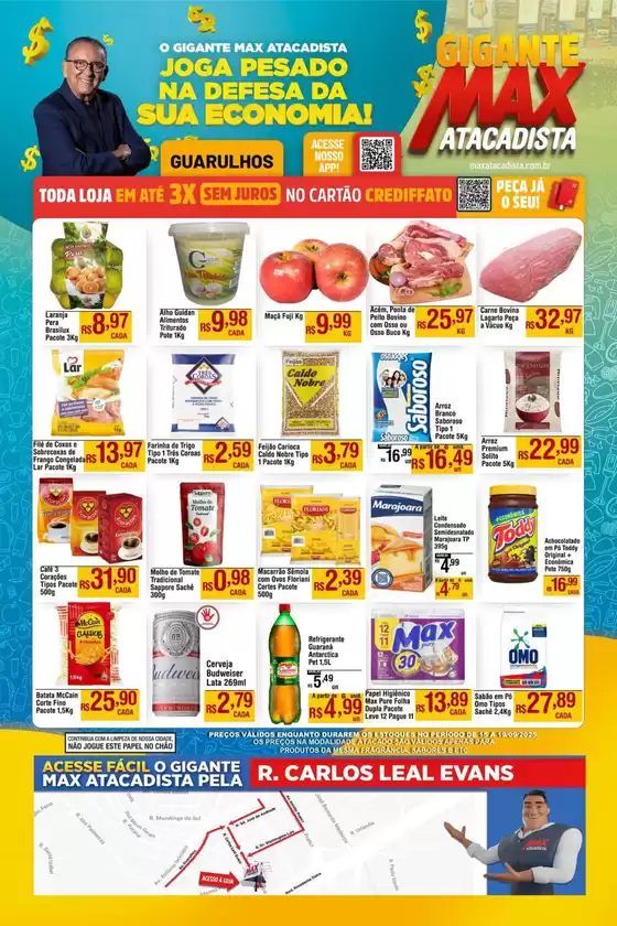 Grandes descontos em produtos selecionados