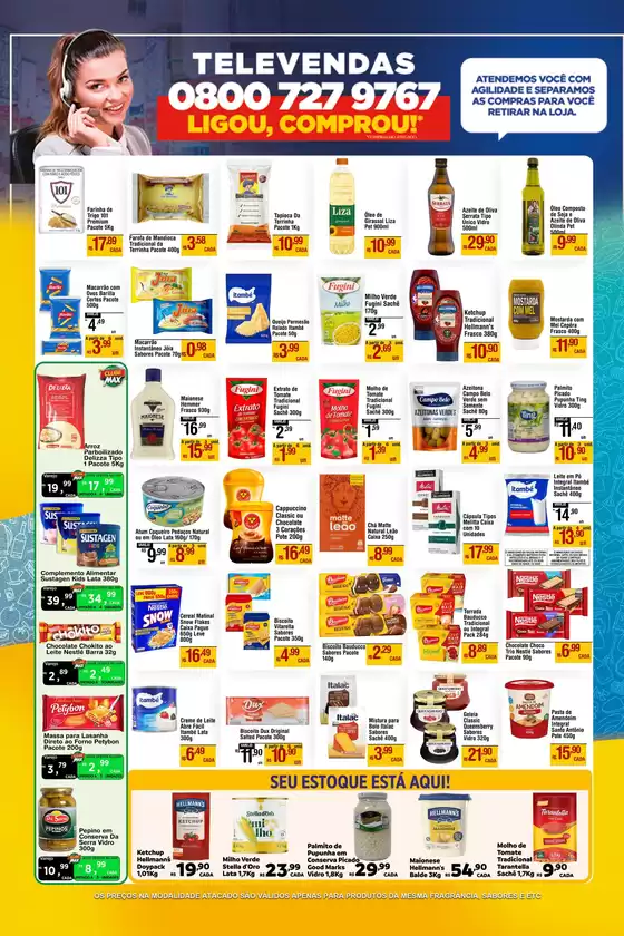 Promoções especiais em andamento