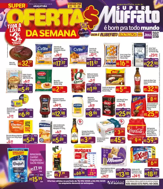 Catálogo Super Muffato em Governador Celso Ramos | Ofertas para caçadores de pechinchas | 2025-09-16T00:00:00.000Z - 2025-09-26T00:00:00.000Z
