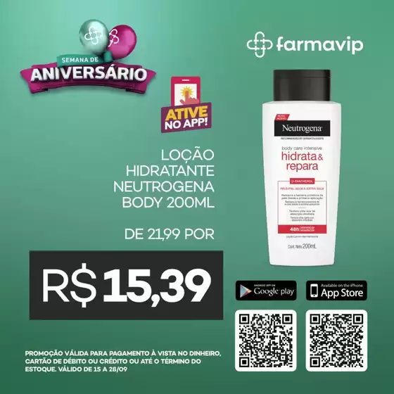 Catálogo Farmavip em Presidente Prudente | Nossas melhores ofertas para você | 2025-09-16T00:00:00.000Z - 2025-09-30T00:00:00.000Z