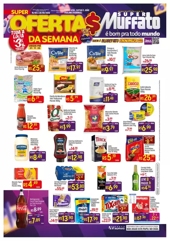 Catálogo Super Muffato em Maringá | Ofertas e promoções atuais | 2025-09-16T00:00:00.000Z - 2025-09-26T00:00:00.000Z