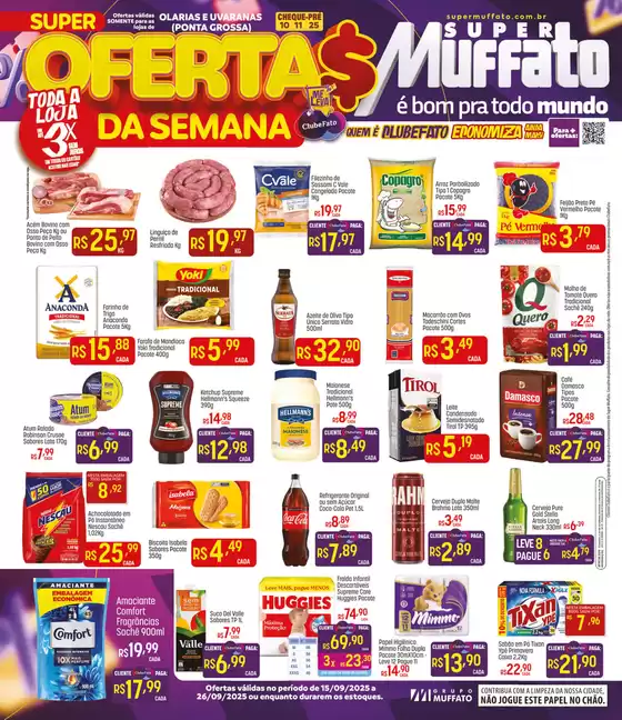 Catálogo Super Muffato em Ponta Grossa | Economize agora com nossas ofertas | 2025-09-16T00:00:00.000Z - 2025-09-26T00:00:00.000Z