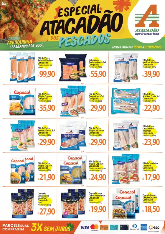 Ofertas especiais atraentes para todos