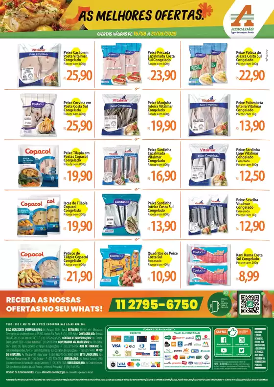 Ofertas especiais atraentes para todos