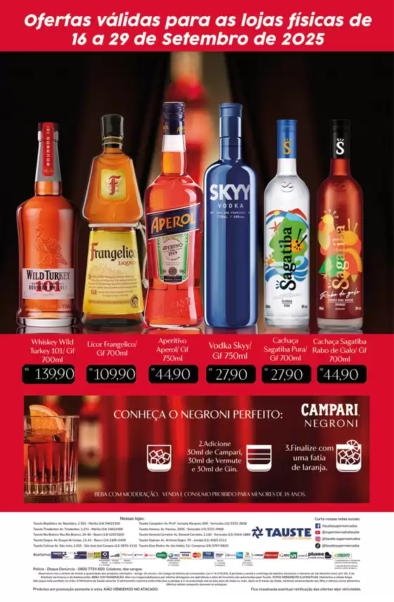 Ofertas Tauste Especial Campari