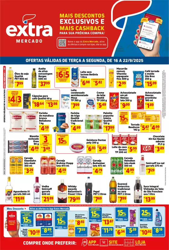 Catálogo Mercado Extra | Nossas melhores ofertas para você | 2025-09-16T00:00:00.000Z - 2025-09-22T00:00:00.000Z