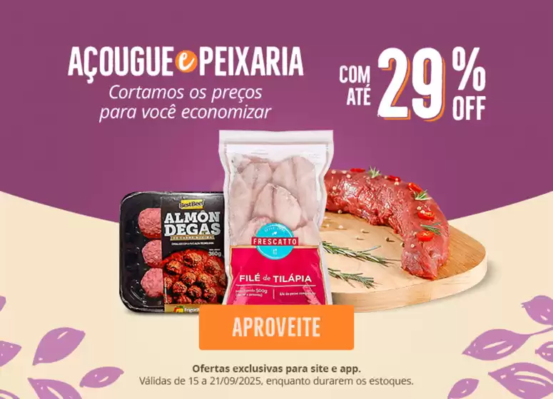 Ofertas e promoções atuais