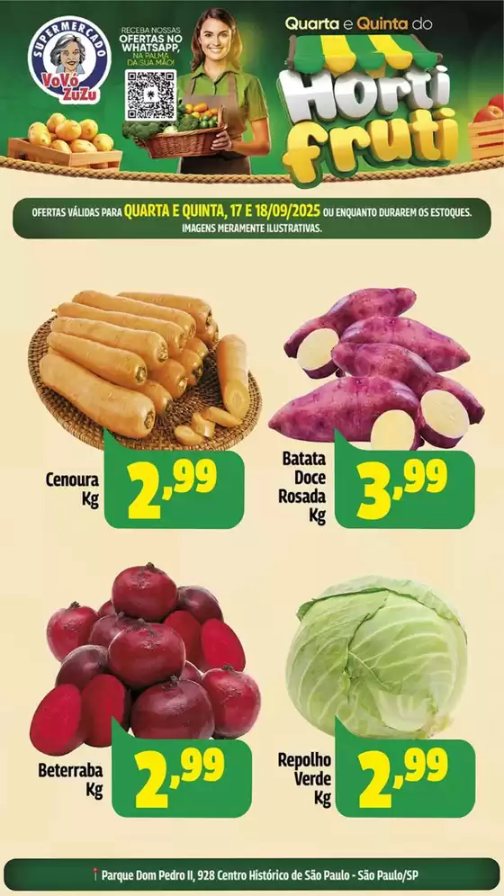 Catálogo Vovó Zuzu em Caraguatatuba | Quarta E Quinta Do HortiFruti | 2025-09-17T00:00:00.000Z - 2025-09-18T00:00:00.000Z