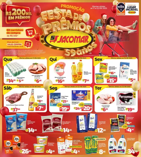 Catálogo Supermercado Jacomar em Jundiaí | Festa de Prêmios | 2025-09-17T00:00:00.000Z - 2025-09-23T00:00:00.000Z