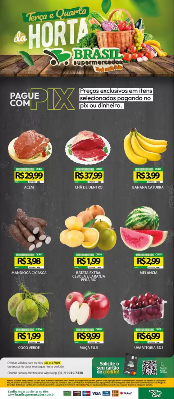 Catálogo Brasil Supermercados em São José dos Campos | Encarte Brasil Supermercados | 2025-09-17T00:00:00.000Z - 2025-09-17T00:00:00.000Z