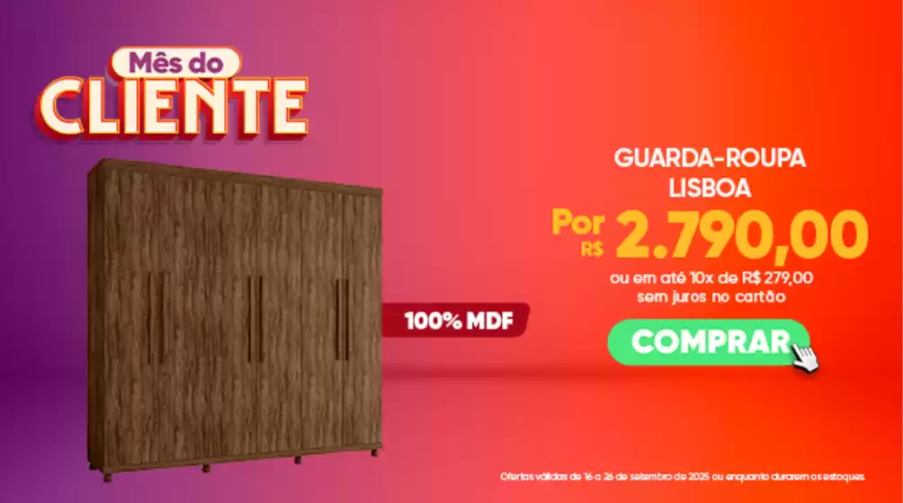 Ofertas especiais para você